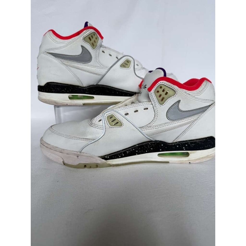 Nike Air Flight 89 Planet of Hoops Men’s Size 11 White Red Basketball Shoes